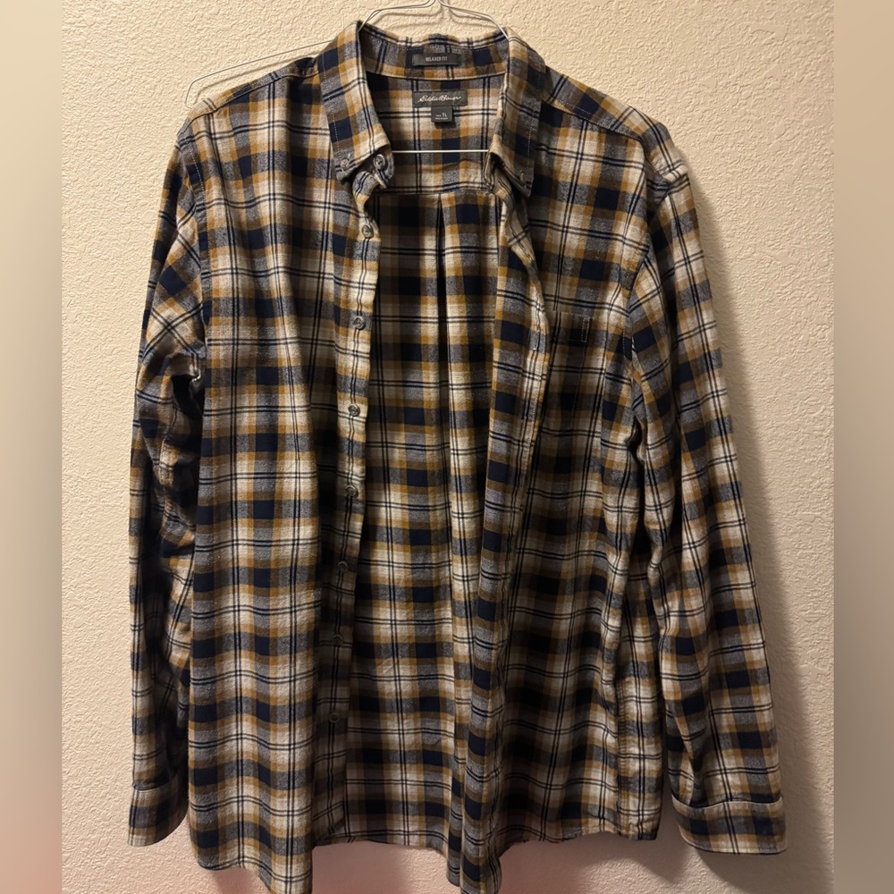 Eddie Bower plaid Button-Up Shirt